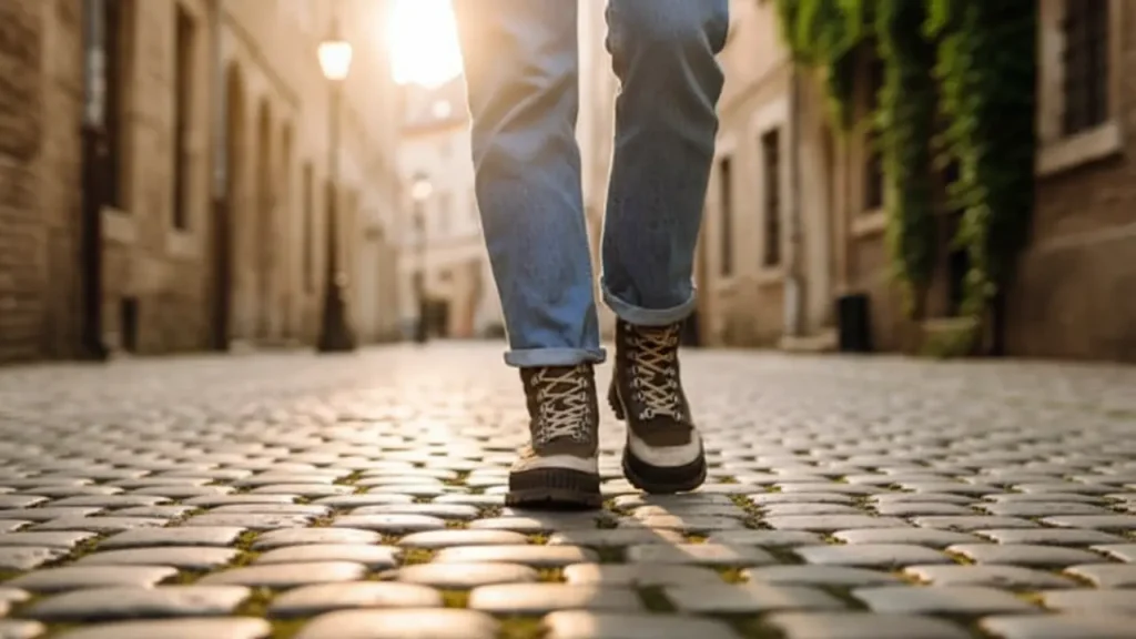 Person_walking_in_a_woods_with_hiking_boots