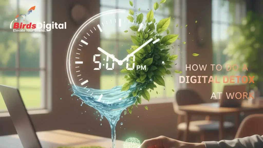 how to do a digital detox at work