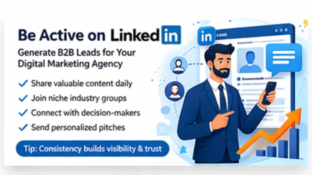 Be Active on Linked in